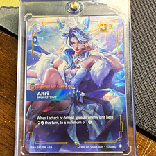GRI League of Legends Ahri Inquisitive Champion Unit Ionia SP3/006 EN Foil picture