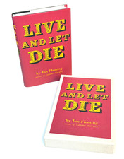 Ian Fleming Live and Let Die First Edition Library FEL James Bond 007 Facsimile picture