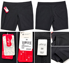 BCG Women's Bermuda Golf Shorts 2-pair Lot NWT Size M and 3X picture