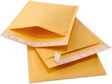 500 #000 Kraft Paper Bubble Padded Envelopes Mailers Shipping Case, 4x8 picture