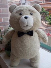 New Ted 2 Movie TED the Bear Black Bow Tie PLUSH Doll Soft Toy 18