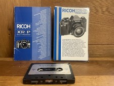 *Rare* Ricoh English Instructions , Pocket Guide & Audio Cassette Tape for XR-P picture