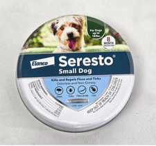 Seresto Flea and Tick Collar 8 Months Protection SMALL Dogs Under 18lbs - Sealed picture