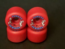 Powell Peralta Two Rats Skateboard Wheels Conical Vintage Rat Bones NOS RARE RED picture