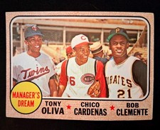 Topps 1968 Topps #480 Manager's Dream Oliva Cardenas Clemente [Base] picture