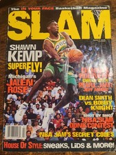 1994 SLAM Basketball Magazine Issue #2 Seattle Supersonics Shawn Kemp Super FLY picture