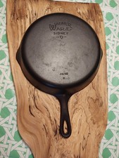 Restored Vintage Wagner Ware 8 Sidney 0 Cast Iron Skillet 1058 Smooth bottom  picture