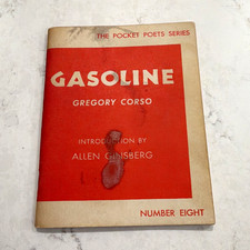 RARE 1958 FIRST PRINTING Gasoline Gregory Corso 1st Ed, Intro by Allen Ginsberg picture