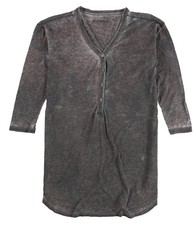 Mouchette Womens Burnout Henley Shirt picture