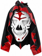La Parka Lucha Libre Mask Mexican Wrestling Luchador Pro Style Hood Handmade picture