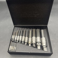 Walton 18015 15 PC Tap Extractor Set USA 4 FL SAE NC NF Metric W/ Case picture