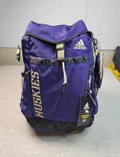 Adidas Washington Huskies Utility Backpack Purple Gold Black Collegiate Premium picture
