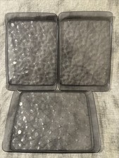 Lot Of 3 Alessi for Delta Airlines Smoke Grey Tray 7.5” X 10.75” Brand New picture