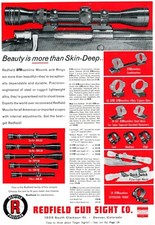 Vintage Ad Print Redfield Gun Sight Company , 1963   11.5 x 8. picture