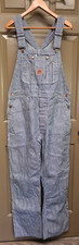 Vintage Big Ben Hickory Stripe Bib Overalls 38x32 Railroad Workwear EUC picture