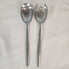 Dansk, Vintage Variation VI Salad Serving Utensils, Set of 2, Denmark, Nice picture