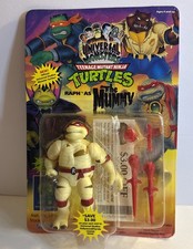 UNPUNCHED Raph The Mummy Turtles TMNT Universal Studios Monsters 1993 Glow NISP picture