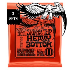 3 Sets Ernie Ball Skinny Top Heavy Bottom Nickel Wound Electric Guitar Strings picture