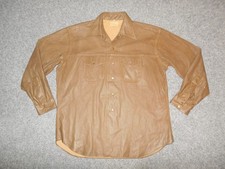 NORDSTROM BEST VTG 70'S WAXED COTTON WEST CAL.45 MENS XL WESTERN SHIRT         picture