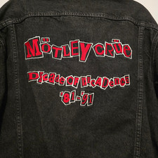 Rare Vintage Mötley Crüe Decade of Decadence '81-'91 Promo Denim Jacket Elektra  picture