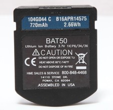 USED HME BAT50 Hi Capacity 720mAh Battery Pak for HS6100 HS6200 Wireless Headset picture