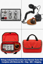 Industrial Electronics KLM2/1 Tone Remote Tester Kit w/ Motorola Mic & Bag picture