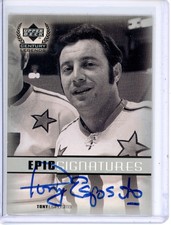 1999-00 Upper Deck Century Legends Tony Esposito Epic Signatures Auto Blackhawks picture