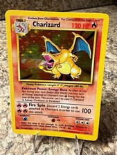 Pokémon TCG Charizard 4/102 Base Set Holo Rare 120 HP English 1999 picture