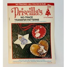 Vintage Priscilla's No-Trace Transfer Patterns Little Angels 1979 picture