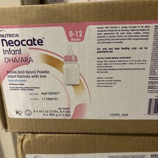 NEOCATE Infant DHA/ARA 14.1 Oz Lot Of 4 Exp 2027 - SEALED CASE &  picture