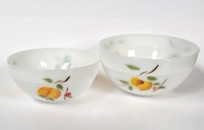 Anchor Hocking Fire-King Fruit Nesting Bowl and Loaf Set (Gay Fad) picture