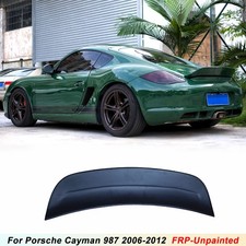 FRP Rear Spoiler Trunk Lip Boot Wing Ducktail For Porsche Cayman 987 2006-2012 picture
