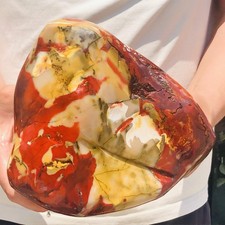 9.28lb Natural Polychrome  Landscape Ocean Jasper Stone Mineral Display Specimen picture