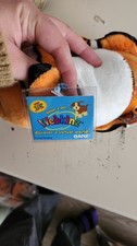 GANZ Webkinz Clown Fish Plush HM116 w/ Sealed Code Tag 2005 Retired picture