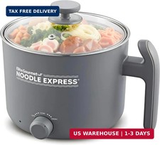 Elite Gourmet 1.25Qt Noodle Express Electric Hot Pot, Stainless Steel picture