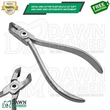 Distal End Cutter Plier Hold & Cut Soft and Hard Wire Orthodontic Inst German Gr picture