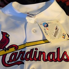 St/L Cardinals Majestic Jersey S New W/ Tags Vintage Old Genuine Merchandise  picture