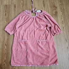 Minnow x Tuckernuck Pink Terry Cloth Swim Coverup 7/8 Dress picture