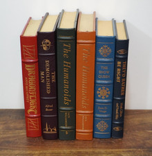 Lot of 6 - Easton Press Science Fiction Leatherbound Hardcover Books  picture
