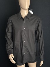 James Perse Men 2 Matte Stretch Poplin Dress Shirt Retail $350  picture