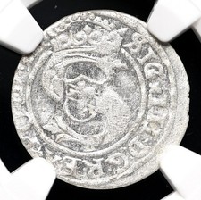 POLAND, Riga. Sigismund III, 1587-1632. Billon Solidus, 1598, NGC MS65 Gem BU picture