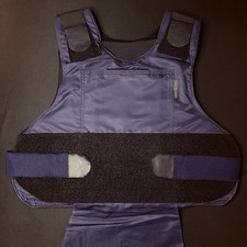 Armor Express Level 2 II Vest Size Medium Bulletproof Blue Concealable Ballistic picture
