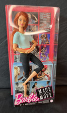 BARBIE Made to Move 2020 Red Hair Freckles Ultimate Poseable NRFB Damaged Box picture
