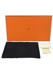 Hermès Bain Paris Black Canvas Clutch picture