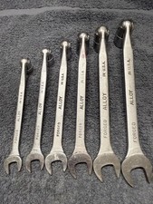 Vintage S-K Tools 6 Pc SAE Flex Head Wrench Set 7/16-3/4 USA - VERY CLEAN picture