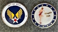 Memphis Belle WWII Nose Art Challenge Coin - Air Force New  picture