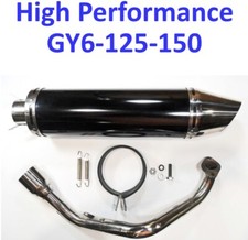 Tank Urban Sporty 150,  Scooter High Performance Exhaust - Black picture