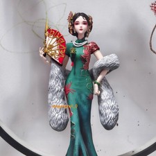 Identity V Geisha Michiko Gk Figure Thirteenth Lady Statue Model Cos Ornament picture