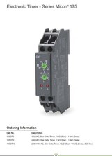 GIC 12SDT0 Micon 175 Electronic Timer 240VAC 50Hz CUSTOMS INCULUDED WE PAY picture