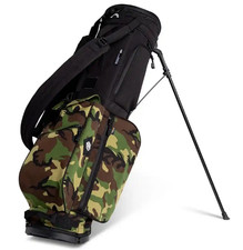 NEW Jones Stand Golf Bag Black/Woodland Camo Cordura 3-Way Divider picture